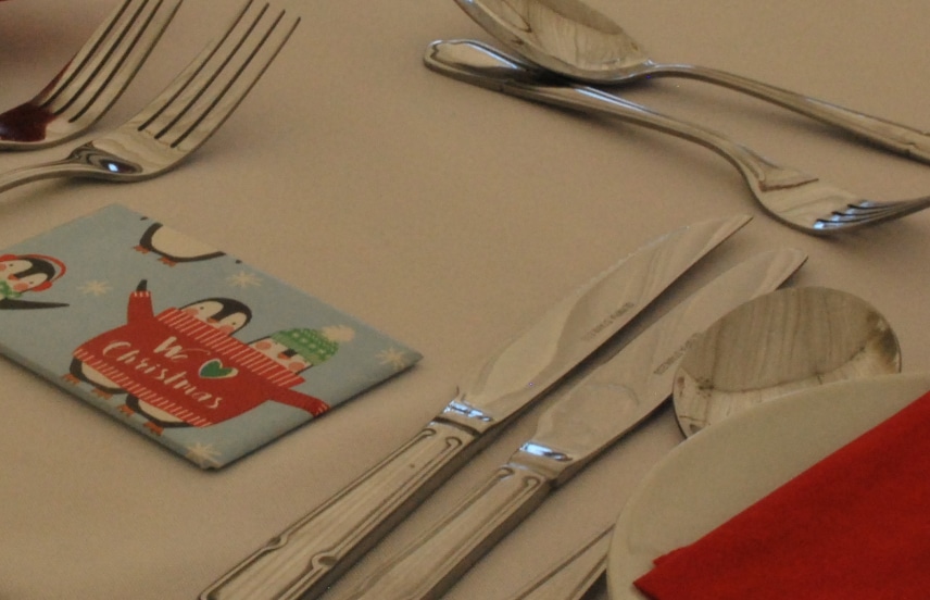 Christmas place setting