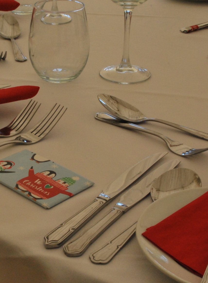 Christmas place setting